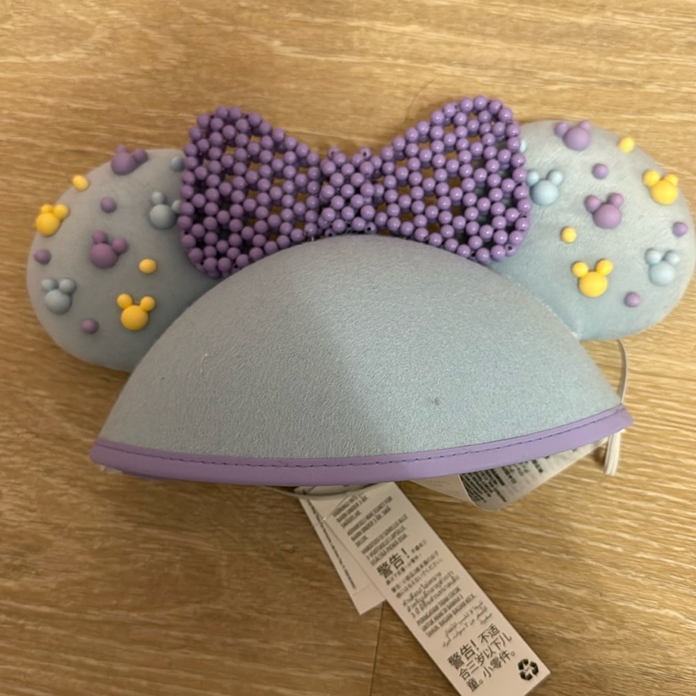 beaded minnie ear hat 🐭 new with tags